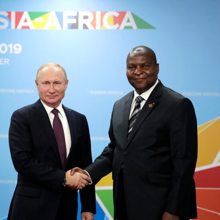 CAR President Touadera arrives in Moscow to strengthen ties with Russia
