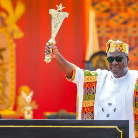 More than 20 presidents and heads of state from around the globe gathered at Accra’s Independence Square for the ceremony