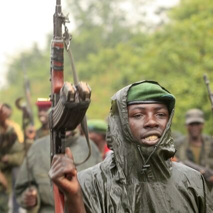 Police cheerfully joins rebel group as conflict rages on in Congo