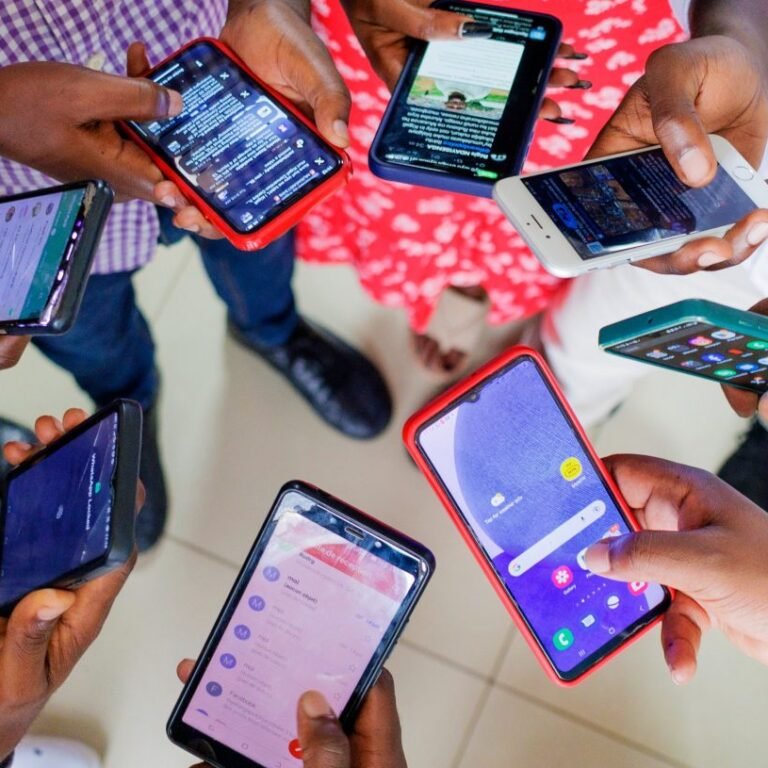 10 countries with the highest percentage of web traffic from mobile phones