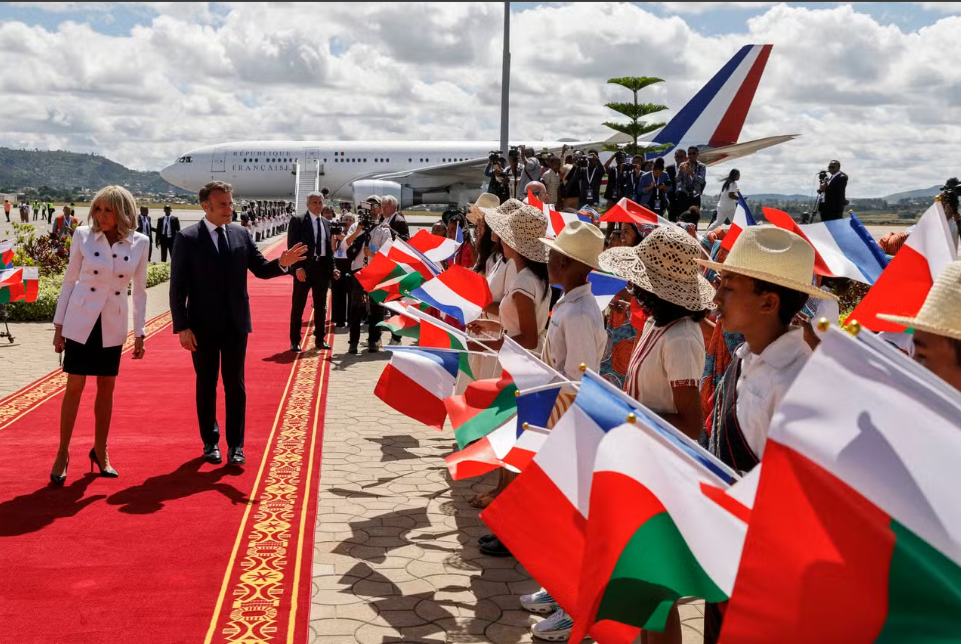 Paris pushes Africa reset as French leader visits Madagascar