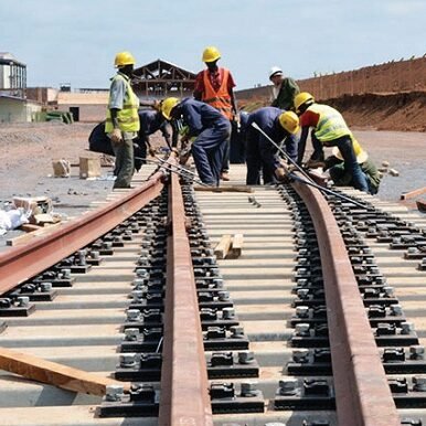 Top 10 African countries with the fewest train tracks