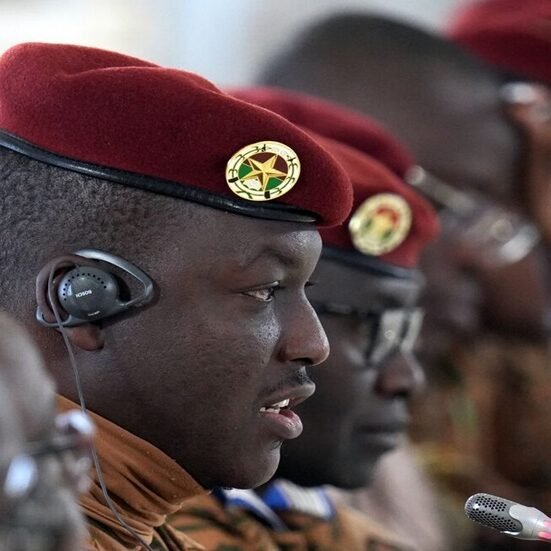 Ibrahim Traoré, Burkina Faso’s leader hosts envoy of the AU’s chair Angolan President João Lourenço