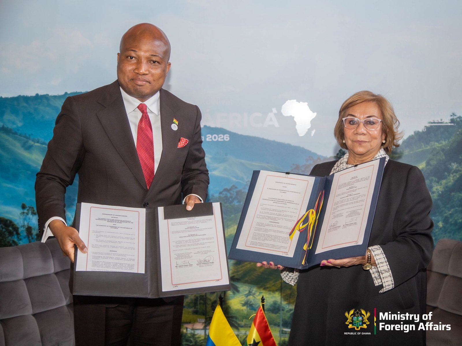 Ghana, Colombia agree direct Tema–Cartagena shipping route to boost trade
