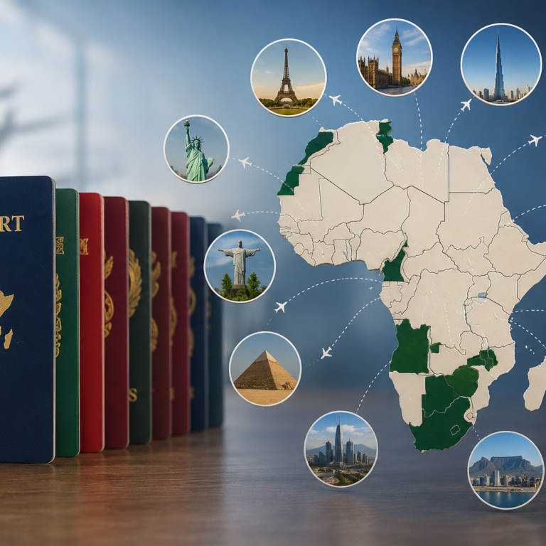 Only 10 African passports provide access to 50+ destinations without a traditional visa