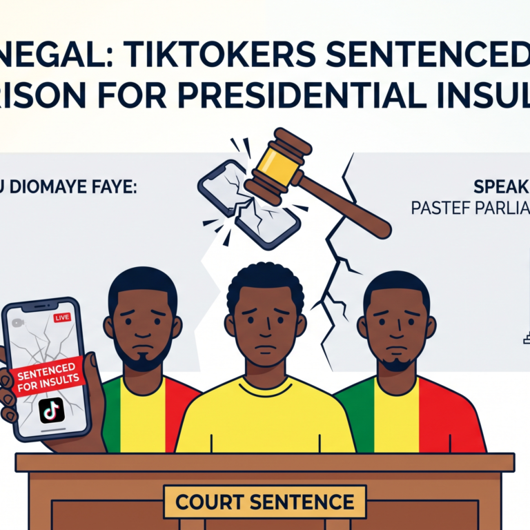 Senegal jails three TikTok influencers for insulting President Faye as political tensions with former ally Sonko deepen