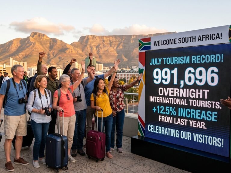 South Africa welcomes nearly 1 million tourists as arrivals from India fall 27% and China 20%