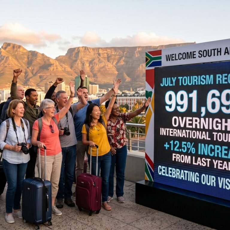 South Africa welcomes nearly 1 million tourists as arrivals from India fall 27% and China 20%