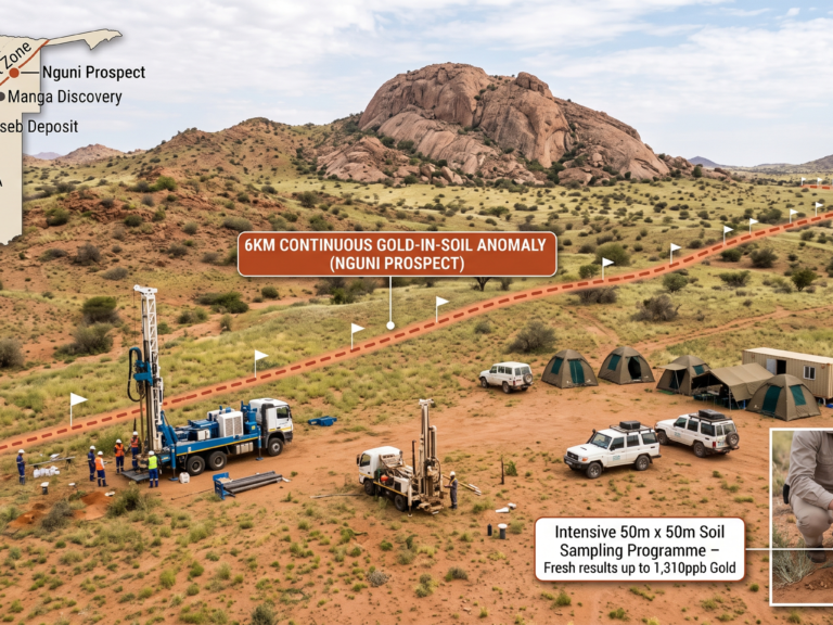 Namibia gets a possible new 6km gold discovery as Canadian miner prepares 5,000-metre drilling campaign