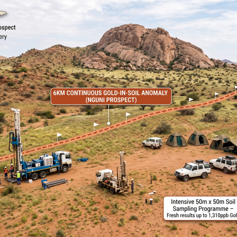 Namibia gets a possible new 6km gold discovery as Canadian miner prepares 5,000-metre drilling campaign