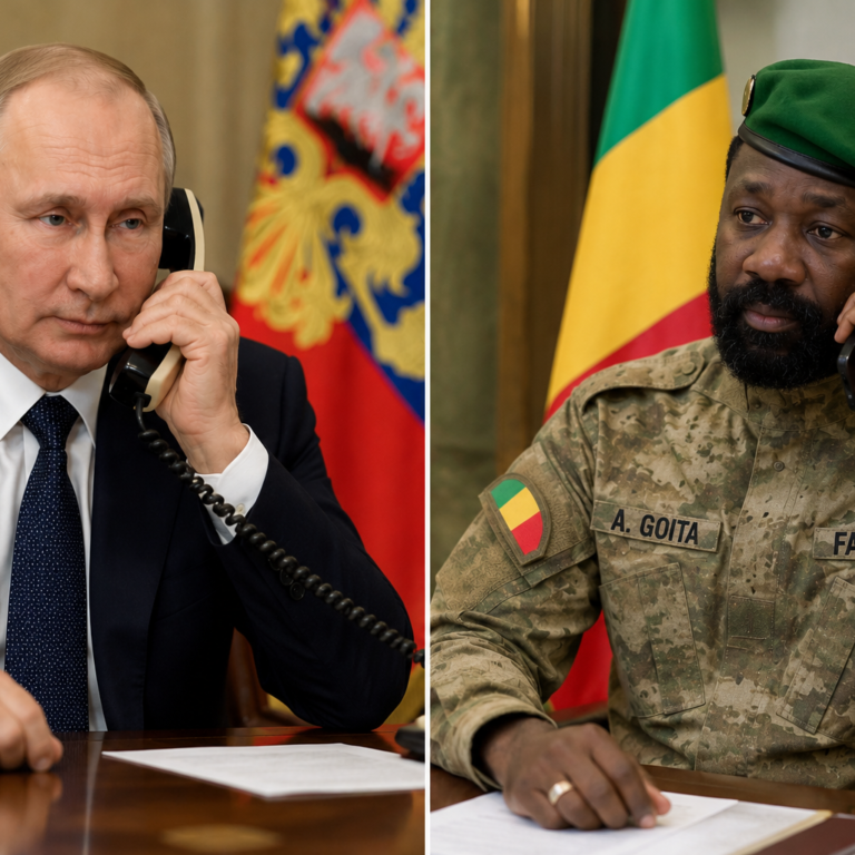 Mali initiates high-stakes Putin phone call as Russia reaffirms security partnership amid Sahel militant pressure
