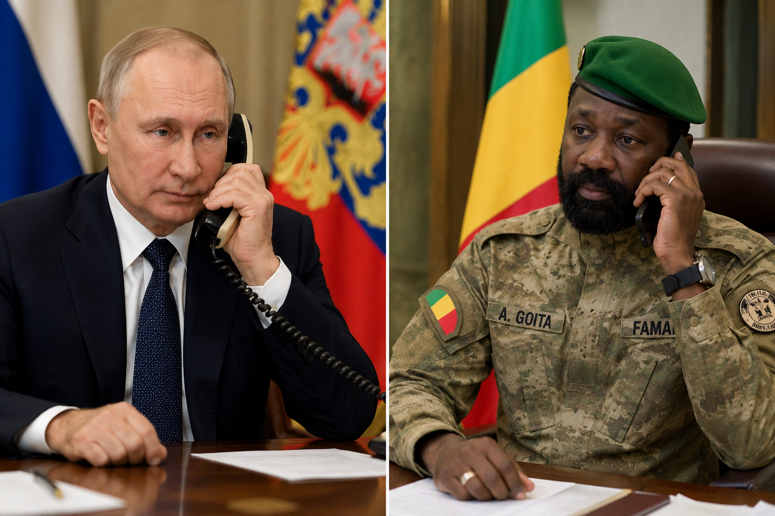Mali initiates high-stakes Putin phone call as Russia reaffirms security partnership amid Sahel militant pressure