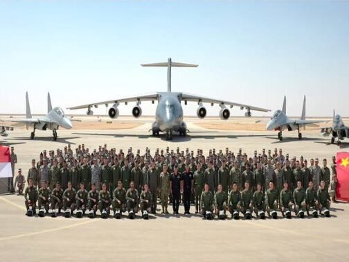 Africa’s strongest military concludes air war exercise with China featuring simulated enemy strikes and acrobatic fighter jet maneuvers