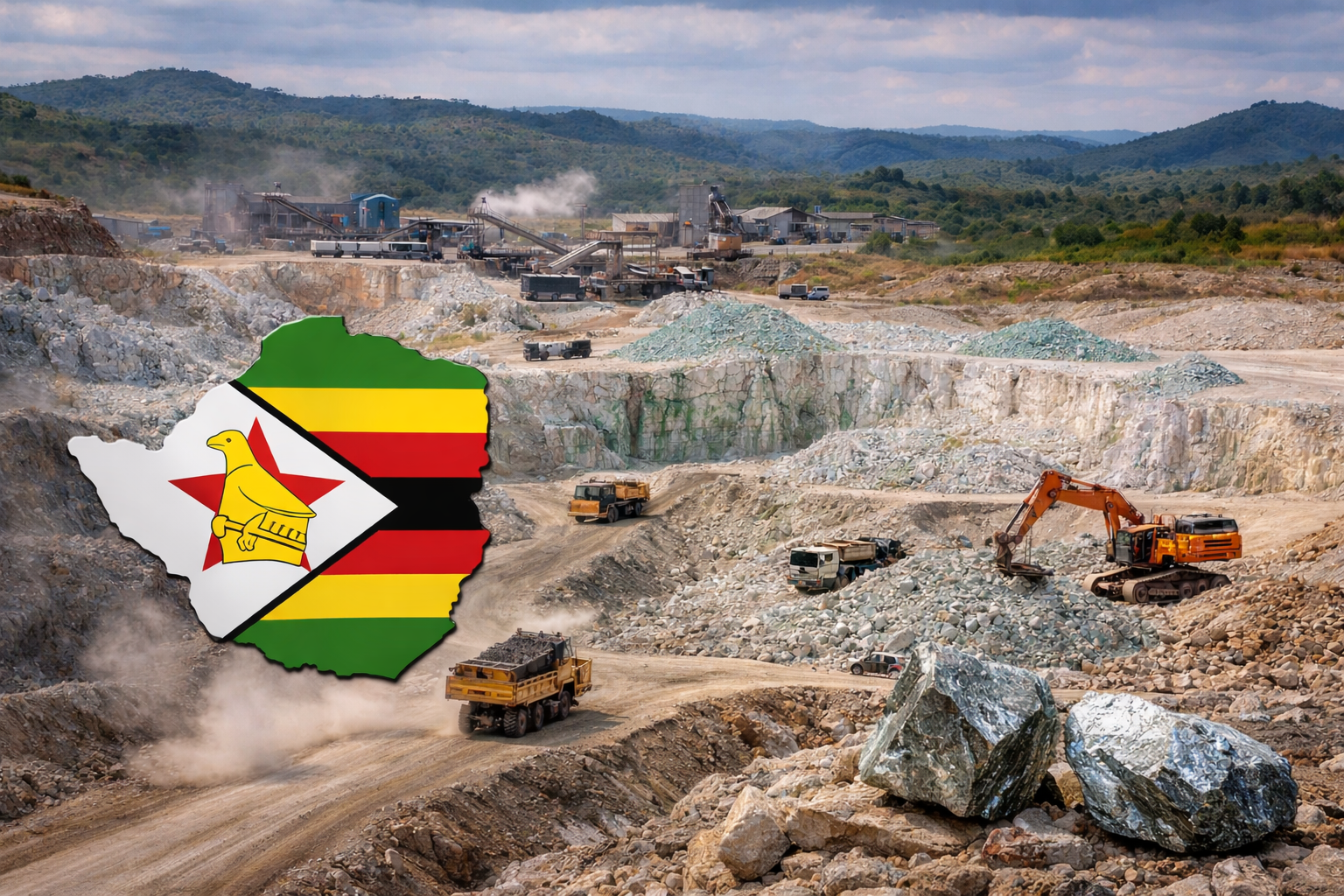 Zimbabwe’s banned critical mineral now accounts for most of the country’s mineral wealth as mineral sales doubled to $4.7 billion